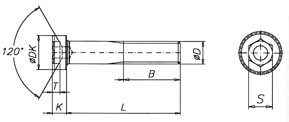 DIN 6912 cylinder head screws